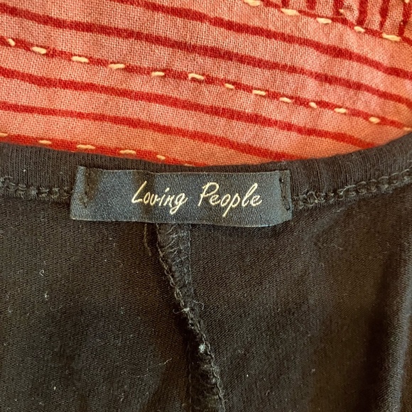 Loving People women’s romper fits large Black V-Neck Jumpsuit - Picture 5 of 16